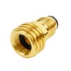 Hooshing Propane Tank Adapter Converts POL LP Tank Service Valve to QCC1 / Type1 Hose or Regulator Solid Brass Old to New