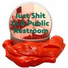 Just Sh*t in a Public Restroom Stress Putty - Funny Gross Bathroom Joke - Novelty Therapy Putty for Travel Lovers - Red, Fidget Toy