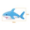 ICE KING BEAR Cute Blue Plush Shark Hand Puppet - Stuffed Animal Toy - 14 Inches Long