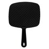 Diane Professional Quality Hand Mirror – Hand Held Mirror with Handle, Single Sided Vanity Makeup Mirror for Women, Men, Salon, Barber, Shaving, and Travel, Medium 7.5" x 10.75" In Black