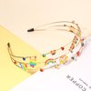mokkia Rainbow Headband for Women Pride Headband LGBTQ Rainbow Heart Pride Flag Headband Rhinestone Jeweled Headband Rainbow Accessories Outfits Pride Month Holiday Gifts (Pride A)