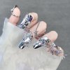 5Pcs Finger Tip Nail Rings for Women Girls, Adjustable Opening Nail Art Charms Accessories, Finger Tip Ring Claw Rings Nail, Irregular Fingertip Nail Armor Ring Punk Jewelry Set
