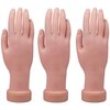 Hedume 3 Pack Practice Hand, Nail Trainning Practice Hand, Fake Hand for Nails Practice, Flexible Movable Fake Hand Manicure Practice Tool for Nail Art Training
