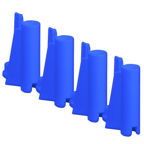 Figures Toy Company Set of 4 Blue Mid Piece Ring Corner Posts Wrestling Action Figure Ring