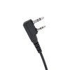 JEUYOEDE Tk-3400u16p G Shape 2 Wire Earpiece Headset with Mic Compatible with 2 Pin Kenwood Walkie Talkie
