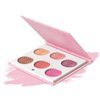 OFRA Cosmetics Blushful Mini Mix Blush Palette - Pink Blush Makeup Palette, 6 Pans of Ultra-Pigmented, Blendable Shades - Creamy Liquid-To-Baked Formula - Refillable Palette, Clean, Vegan, Non-Cruelty