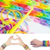 3000PCS Loom Rubber Bands Kit with 75 Clips,5 Hooks, Premium Bracelet Making Kit for Kids Weaving DIY Crafting Gift(White)