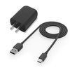 Quick Charging 3.0 KIT Compatible with Asus ZenPad S 8.0 Wall Charger + USB Type-C Data Cable 18W. (Black)