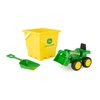 John Deere Sandbox Toy Set - Includes Dump Truck Toy, Bucket and Beach Shovel - Toddler Outdoor Toys and Farm Toys - Summer Kids Sand Toys - Green - 3 Count