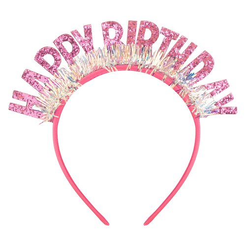 COCIDE Birthday Headbands for Women Birthday Girl Headband Birthday Tiaras for Girls Happy Birthday Crowns Party Decorations