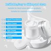 Cream Jar Vacuum Bottle with Cosmetic Spatula,TSA Approved Travel Bottles-Refillable Travel Size Containers for Creams Gels Lotions Face Body Hand Cream(2 Pieces)