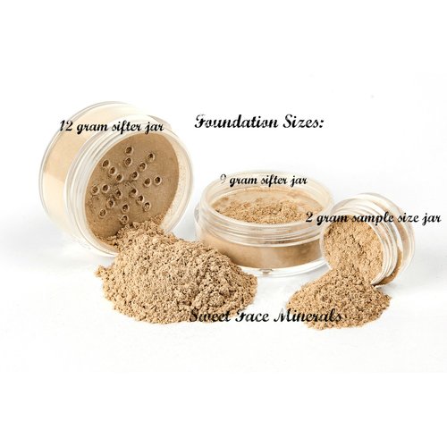 FINISHING POWDER by Sweetface Mineral Makeup Setting Illuminating Bare Face Oil Control Corrector Concealer Full Coverage (Sample Size Jar)