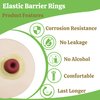 Elastic Moldable Ostomy Barrier Rings- Outer Diameter 2" (48mm) 4mm Thickness -Ostomy Supplies Non-Leaking Seal for Stoma, Sting-Free Hydrocolloid Skin Barrier Extender Ring for Colostomy Bags, 10PCS