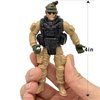 US Army Men and SWAT Team Toy Soldiers Action Figures with Military Weapons Accessories for Kids Boys Girls,12Pcs
