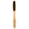 GranNaturals Teasing Boar Bristle Brush for Slicking Back Hair, Smoothing Ponytail Bun, Backcombing, Edge Control & Hair Sectioning - Wooden Slickback Hairbrush for a Sleek & Smooth Hairstyle