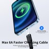 6A USB C Cable, Upgraded Fast USB Type C Charging Cable for Android/Phone/Pad/Laptop, 1 Meter Type C Charger USB Cable Compatible with Phone 15/16/Pro/Plus/Max