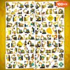 100 PCS Excavator Temporary Tattoos Themed Birthday Party Decorations Decor Supplies Favors Construction Vehicle Truck Tattoo Stickers Gifts For Game Boys Girls Classroom School Prizes Carnival Reward