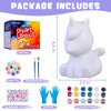 LBOLYUMEG Paint Your Own Unicorn Lamp Kit, Art Supplies Arts and Crafts for Kids Ages 8-12,Crafts for Girls 8-12,Night Light Kids Crafts Ages 4-8, Birthday Easter Gift for Girls Boys Age 3 4 5 6 7 8+