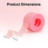 Obeyalash Silicone Gel Tape for Lash Extensions Lash Tape Micropore Lash Extension Tape Waterproof Adhesive Makeup Eyelash Tape Breathable Eye Lash Tape for Eyelash Extension Supplies Pink 2 Roll