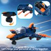 COGO MAN Creator 3in1 Jet Plane to Helicopter orSpeed Bomber Fighter Educational Toy Building Kit，Top STEM Gift for Boys and Girls 6 Plus Years Old 248pcs