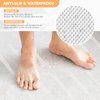 Non Slip Bathtub Stickers, 24 PCS Shower Stickers for Safety Bathroom Tubs, Bathtub Non Slip Stickers and Adhesive Decals Scraper for Bath Tub, Shower Floor, Stairs, Ladders(Clear)