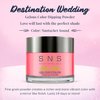 SNS Nail Dip Powder, Gelous Color Dipping Powder - Nantucket Sound (Pink/Pastel, Cream) - Long-Lasting Dip Nail Color Lasts 14 Days - Low-Odor & No UV Lamp Required - 1oz