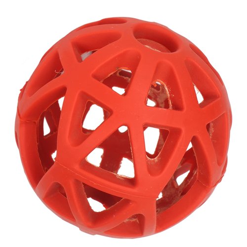 Asixxsix Dog Hollow Ball Toy, Rubber Dog Toy Puzzle Ball Bite Resistant Portable Chewing Pet Toy Ball Fun Interactive Pet Toy for Dogs Cats Pets (Small)