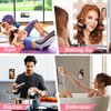 2Pcs Silicone Suction Cup Phone Case Mount Double Sided, Phone Accessories Hands-Free Sticky Phone Grip for Selfies and Videos, Anti-Slip Phone Suction Grip for iPhone and Android, Light Pink