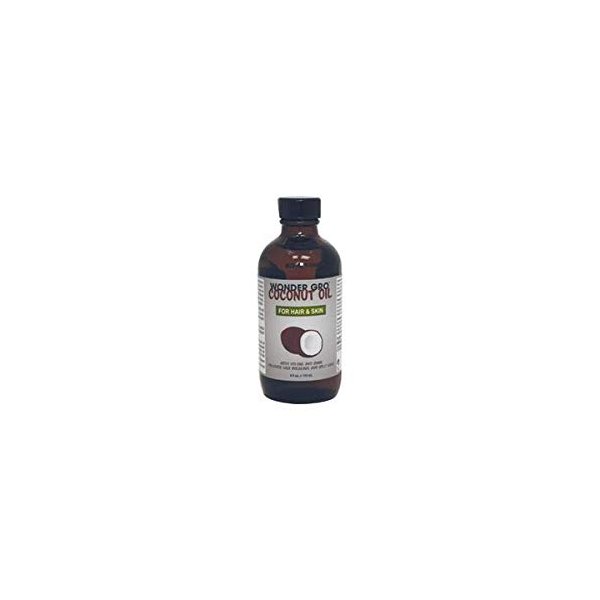 Wonder Gro Hair & Skin Coconut Oil, 4 Fl Oz Add Volume & Softness To Scalp Moisturize Skin