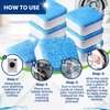 True Fresh Washing Machine Cleaner Tablets, Washer Tablets compatible with Laundry Front loader -Top load - HE, Dishwasher Cleaner and Deodorizer, Dishwasher Cleaner Tablets - 48 pcs Bundle