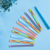 WishLotus Cat Toys, 30pcs Interactive Cat Toy Colorful Cat Stick Toy Telescopic Cat Mesh Pole Cat Jumping Toy Flexible & Shapeable Cat Spring Tube Kitten Chew Toys to Kill Time and Keep Fit (30pcs)
