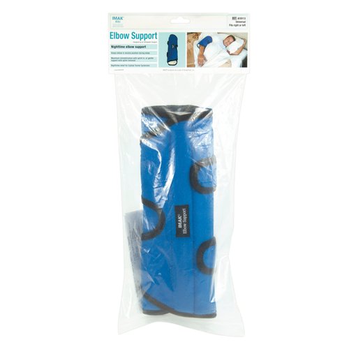 Brownmed - IMAK RSI Elbow Support - Elbow Brace & Stabilizer to Support Cubital Tunnel Syndrome, Tennis & Golfer's Elbow - Washable Elbow Brace & Immobilizer - Nighttime Splint