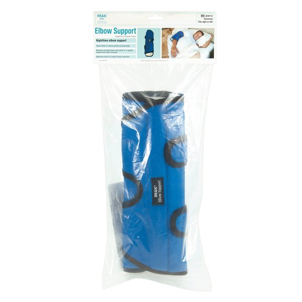 Brownmed - IMAK RSI Elbow Support - Elbow Brace & Stabilizer to Support Cubital Tunnel Syndrome, Tennis & Golfer's Elbow - Washable Elbow Brace & Immobilizer - Nighttime Splint