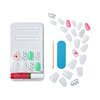 KISS Gel Fantasy, Press-On Nails, Nail glue included, Jelly Baby', Light Multicolor, Short Size, Coffin Shape, Includes 28 Nails, 2g Glue, 1 Manicure Stick, 1 Mini file