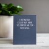 Funny Anniversary Cards For Husband Or Wife, Funny Anniversary Cards For Him, Blank Inside, I Definitely Could Not Have Tolerated Me For This Long By Modern Wit