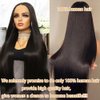 LRSICAL 5x5 HD Transparent Lace Front Wigs Human Hair Pre Plucked with Baby Hair 180% Density Brazilian Straight Human Hair Wigs for Black Women Full and Thick(Straight Wig, 18 Inch)