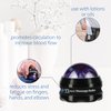 Core Products Omni Massage Ball Manual Roller Massager for Self Massage Therapy Tool, Black Cap - Purple