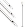 BodyJewelryOnline Body Piercing Needle, 25pcs 14G Stainless Steel Sterile Disposable Ear Nose Navel Nipple Lip Piercing Needles
