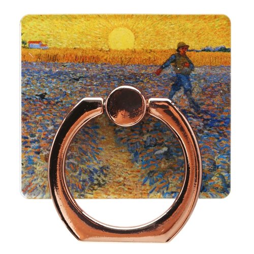 Smartphone ring stylish smartphone ring bunker ring mobile phone ring smartphone grip Korean smartphone drop prevention smartphone stand painting art illustration Van Gogh sower (sower)