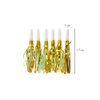 lasenersm 24 Pieces Party Blower Noisemakers Blowouts Whistles Party Squawkers Fringed Noise Maker Blowouts Noisemakers Musical Blowouts Party Blowouts Blowers Party Horns Noisemakers(Green, Golden)