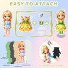 Magnetic Dress Up Dolls,DIY Princess Game Paper Dolls with 2 Themed Dress Up Toys Pretend Play Travel Toys for Girls Ages 3-7 Years and Up (Mermaid + Elf)