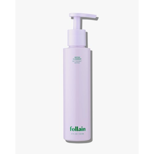 Follain Charcoal Detox Gel Facial Cleanser for Combination to Oily Skin | Clean Beauty, Non-Stripping, Pore-Minimizing, Acne Treatment Face Wash - Vegan & Cruelty-Free