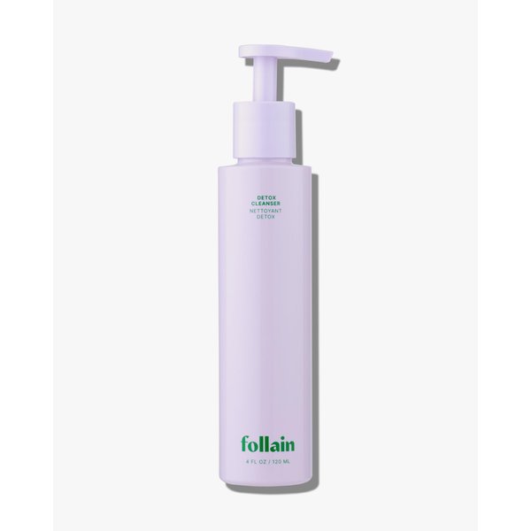 Follain Charcoal Detox Gel Facial Cleanser for Combination to Oily Skin | Clean Beauty, Non-Stripping, Pore-Minimizing, Acne Treatment Face Wash - Vegan & Cruelty-Free