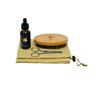 G.B.S Beard Kit - Beard Oil, Travel Beard Brush, Mustache Trimming Scissors - Beard Styling Care Starter Gift Set for Men