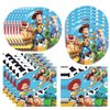 40pcs Toy Storys Party Supplies include 20 plates, 20 napkins for the Toy Storys birthday party decoration