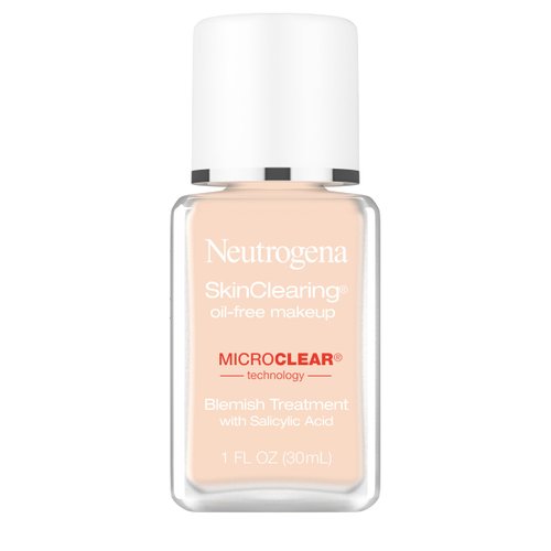 Neutrogena SkinClearing Oil-Free Acne and Blemish Fighting Liquid Foundation with Salicylic Acid ...