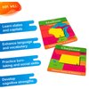 Geotoys GeoCards, World & USA Flash Cards Geography Game, Kid Card Games for Home, School & Travel, States and Capitals Flash Cards, Card Games for Families, Kids Educational Games Ages 4 and Up