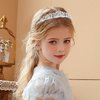 TOBATOBA Silver Tiara Crowns for Women Girls Wedding Tiara Princess Tiara for Wedding Prom Quinceanera Birthday Crown Halloween Hair Accessories