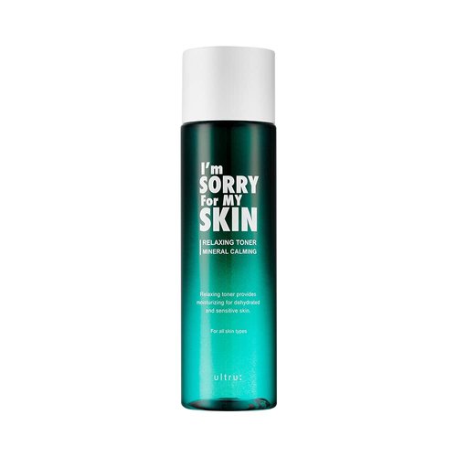 I'm Sorry for My Skin Relaxing Toner - Mineral Calming, Hydrating and Soothing Facial Toner, Korean Skincare for Sensitive and Irritated Skin, 6.76 fl oz (200ml)