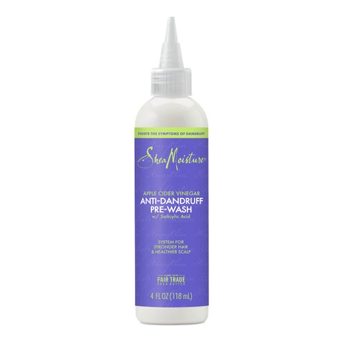 SheaMoisture Hair Care System Anti-Dandruff Pre-Wash For Stronger Hair & Healthier Scalp Formulated With Apple Cider Vinegar Fair Trade Shea Butter For Soft, Smooth Hair 4oz